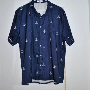 KYKU  Funky Hawaiian men's shirt Tropical vacation